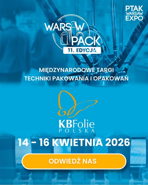 Warsaw Pack 2026 – KB Folie Polska booth and innovation showcase